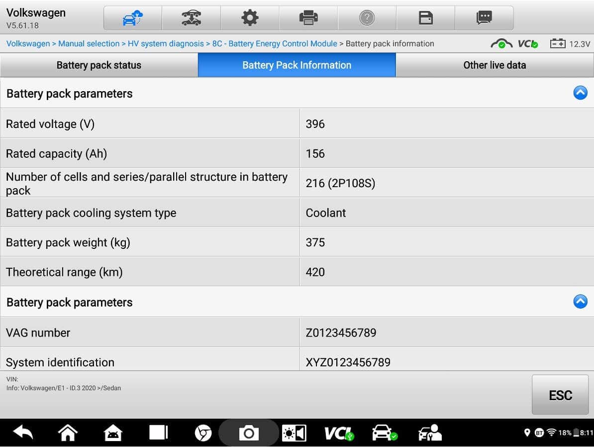 Autel MaxiSYS Ultra Diagnose Tester Autel MaxiSYS Ultra EV Diagnose-tester 