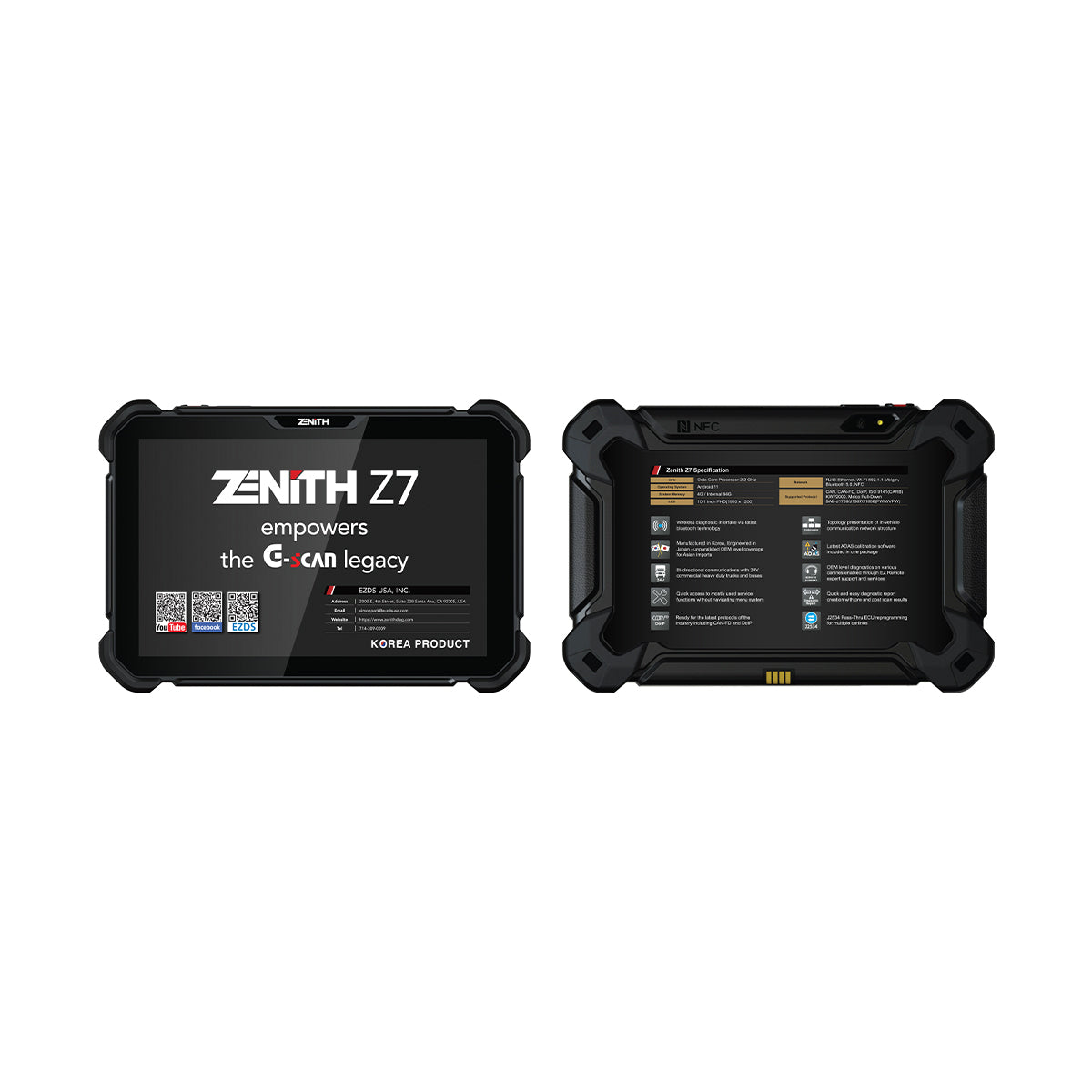 EZDS Zenith Z7 Pro - Priemus Diagnosetechniek 