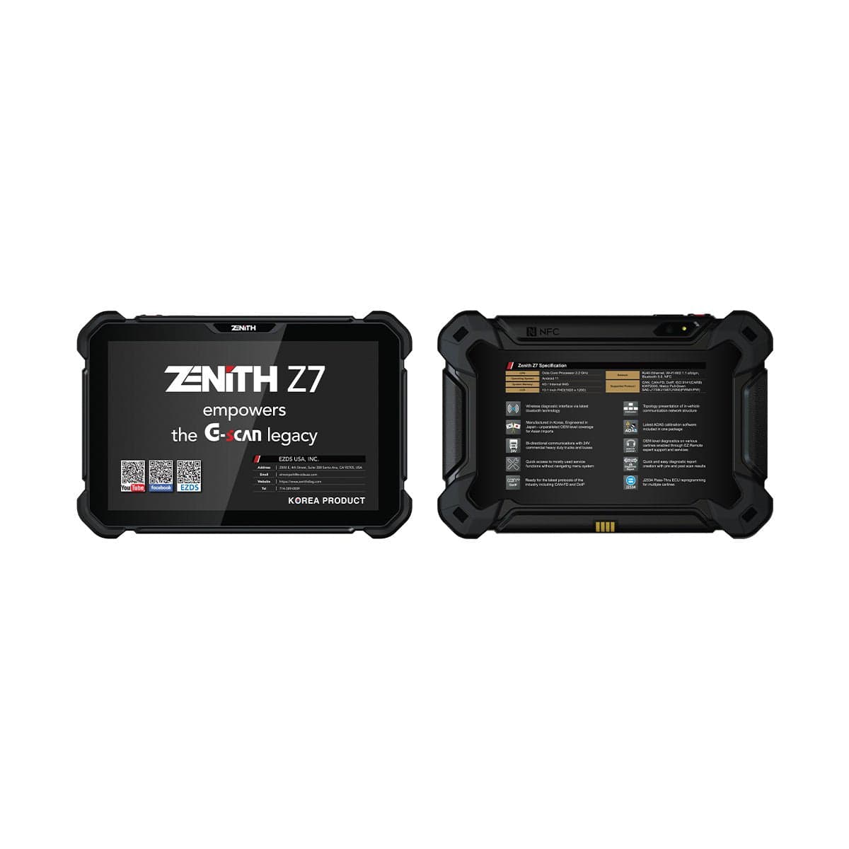 EZDS Zenith Z7 Pro - Priemus Diagnosetechniek